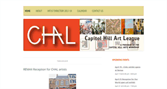 Desktop Screenshot of caphillartleague.org